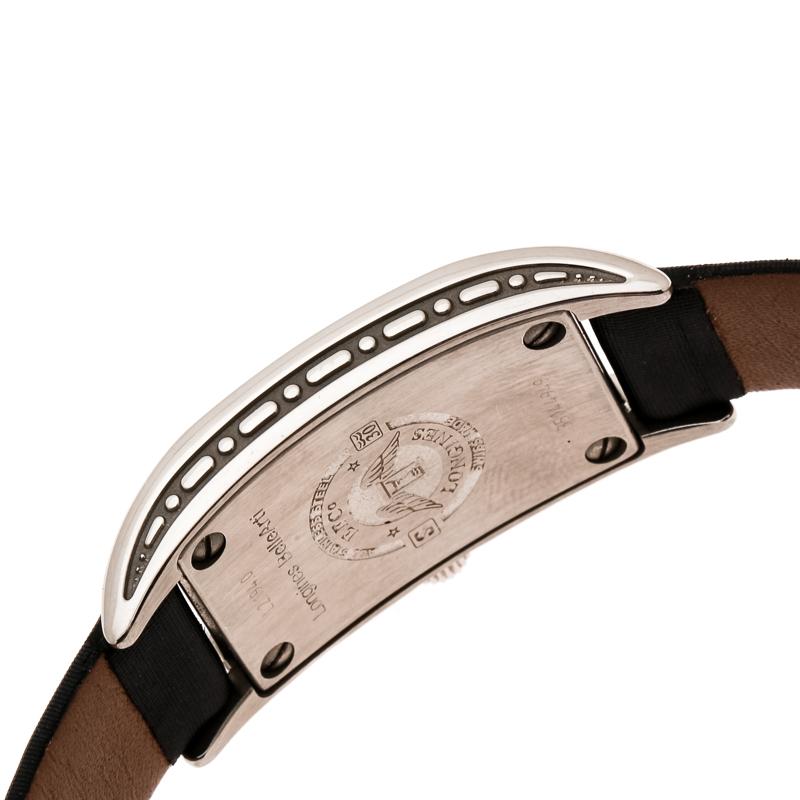 Longines Mother of Pearl Stainless Steel BelleArti L2 Women's Wristwatch 19mm In Good Condition In Dubai, Al Qouz 2