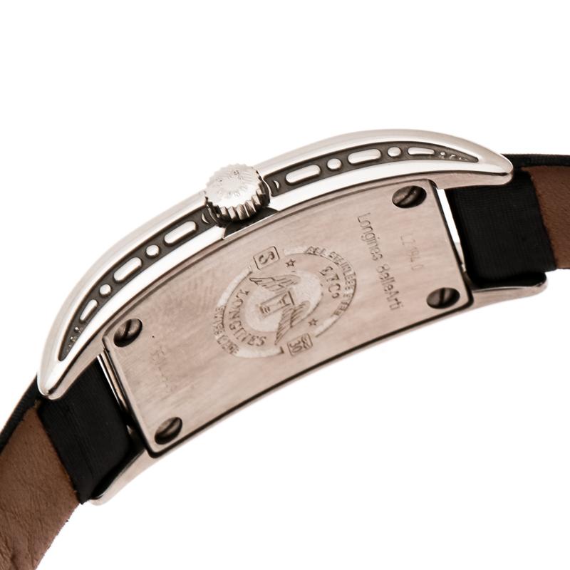 Longines Mother of Pearl Stainless Steel BelleArti L2 Women's Wristwatch 19mm 1