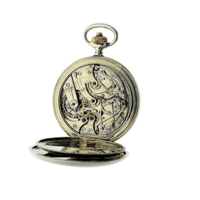 longines chronograph pocket watch
