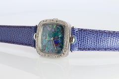 Longines Opal Diamond Watch. LONGINES Opal Cluster Mosaic Ladies Manual Watch.