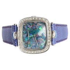 Longines Opal Diamond Watch. LONGINES Opal Cluster Mosaic Ladies Manual Watch.