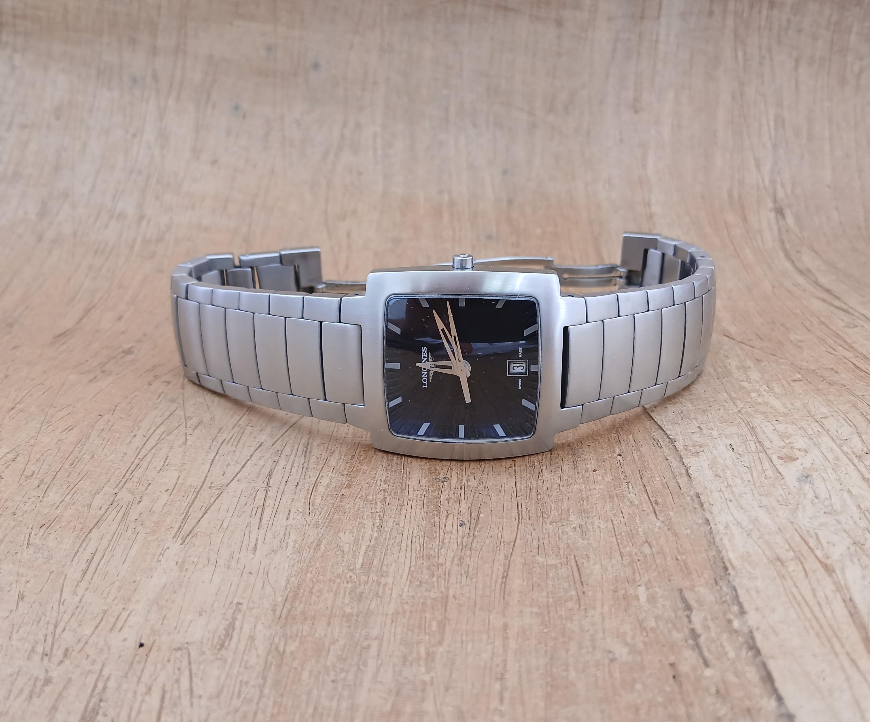 Longines Oposition l3.626.4 Orologio da uomo in acciaio inossidabile VENDITA In condizioni buone in vendita a Toronto, CA