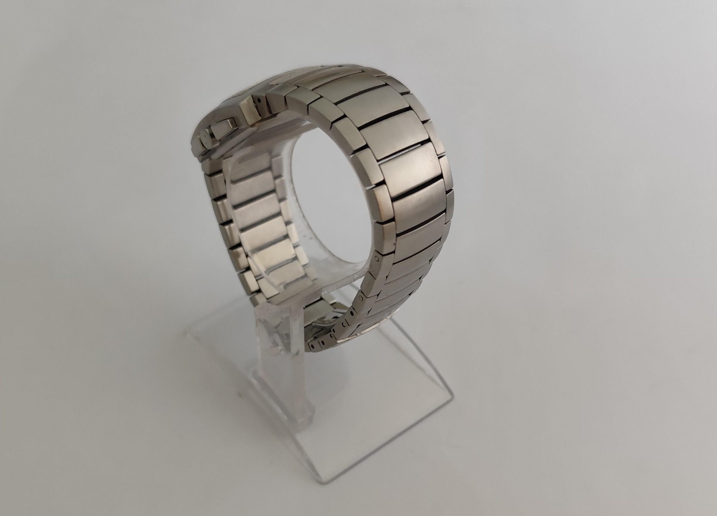 Longines Oposition L3.628.4 Men's Chronograph Steel Watch en vente 6