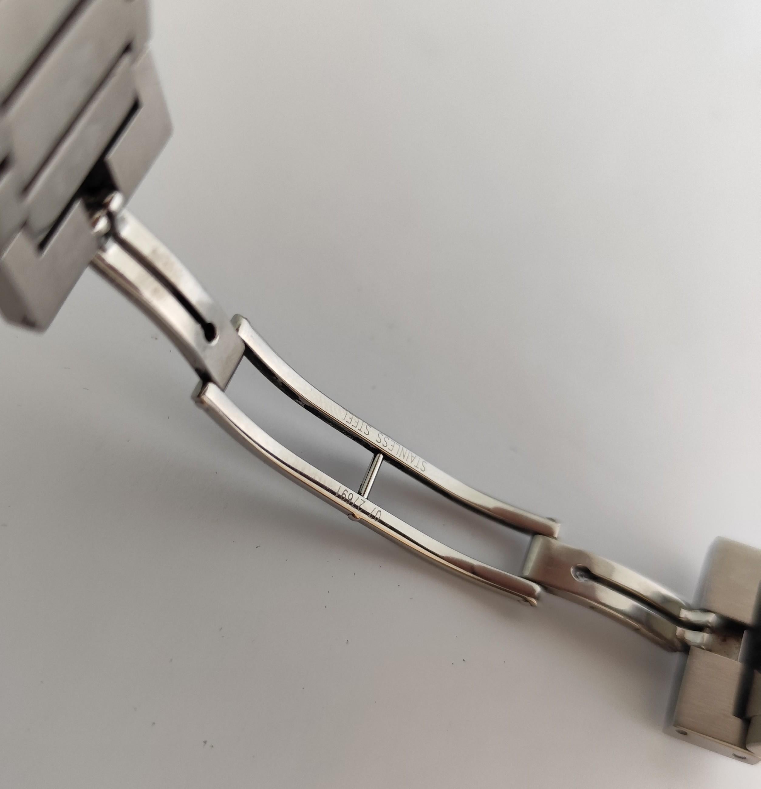 Longines Oposition L3.628.4 Men's Chronograph Steel Watch en vente 2