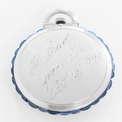 Longines Platinum Art Deco Pocket Watch