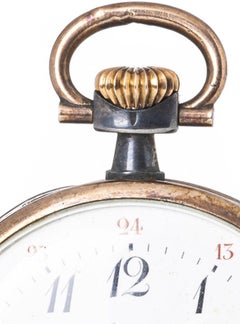 Longines pocket watch in silver and Gold