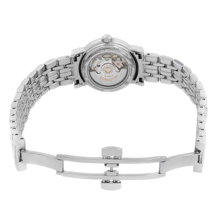 Longines Presence 25.5mm Automatic Stainless Steel Watch for Women - L4.321.4.72.6