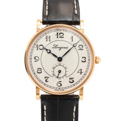 Longines Présence Heritage 34MM l4.767.8 Quadrante bianco Oro giallo 18 carati