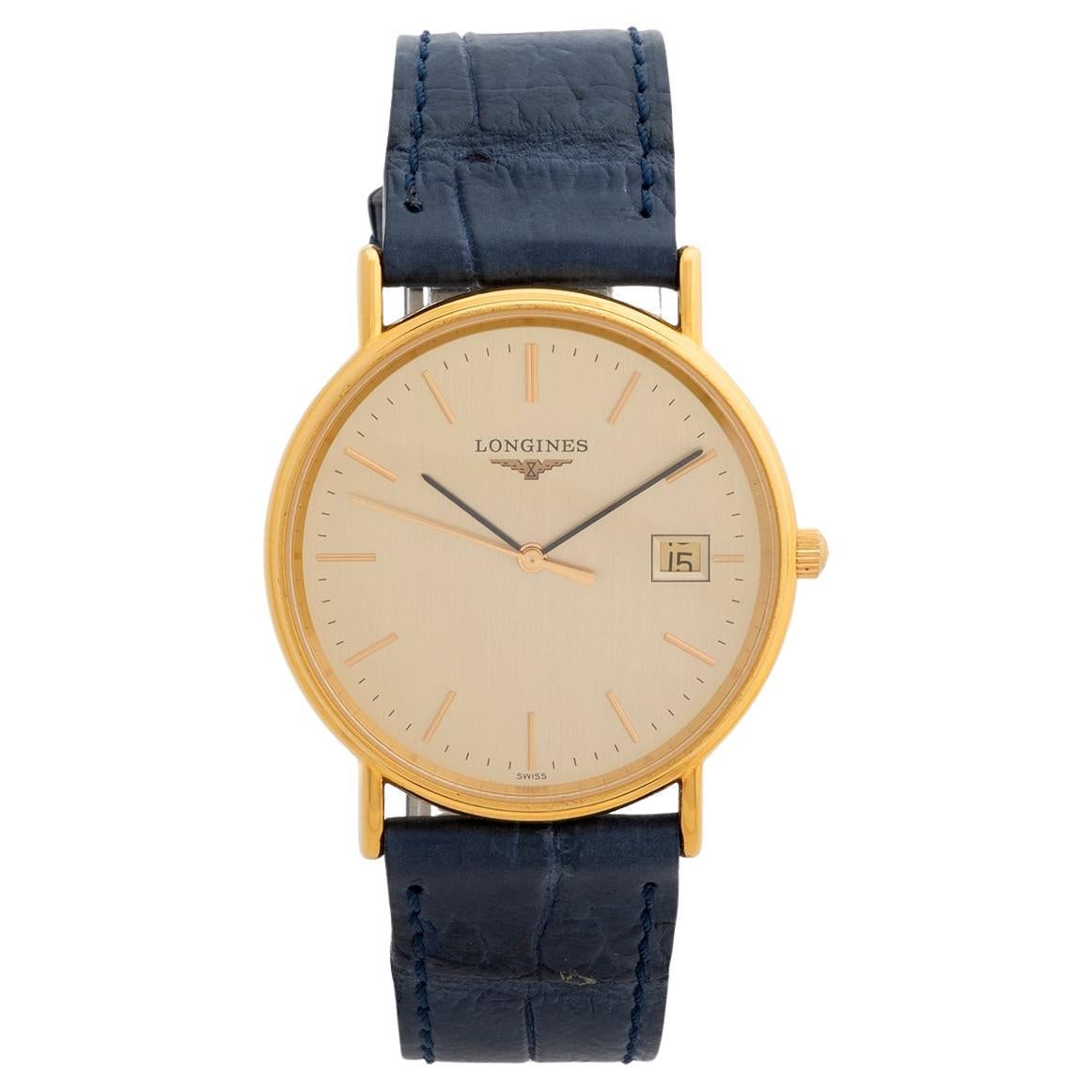 Longines Presence Quartz Ref L4.720.2, Champagne Dial, Excellent Condition