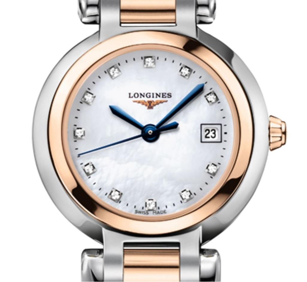 Material: Stainless steel and 18 karat pink gold
Glass: Scratch-resistant sapphire crystal, with several layers of anti-reflective coating on the underside
Dimension: Ø 26.50 mm
Water Resistance: Water-resistant to 3 bar
Colour: White