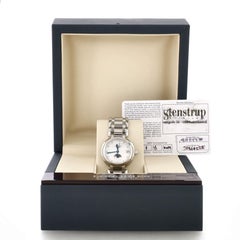 Longines PrimaLuna Moonphase Quartz Watch Stainless Steel with Diamond Markers