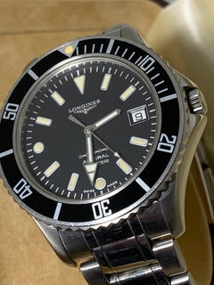 Longines ref. 7463 5-Star Admiral Submariner 200m Automatic Divers Watch + Box.