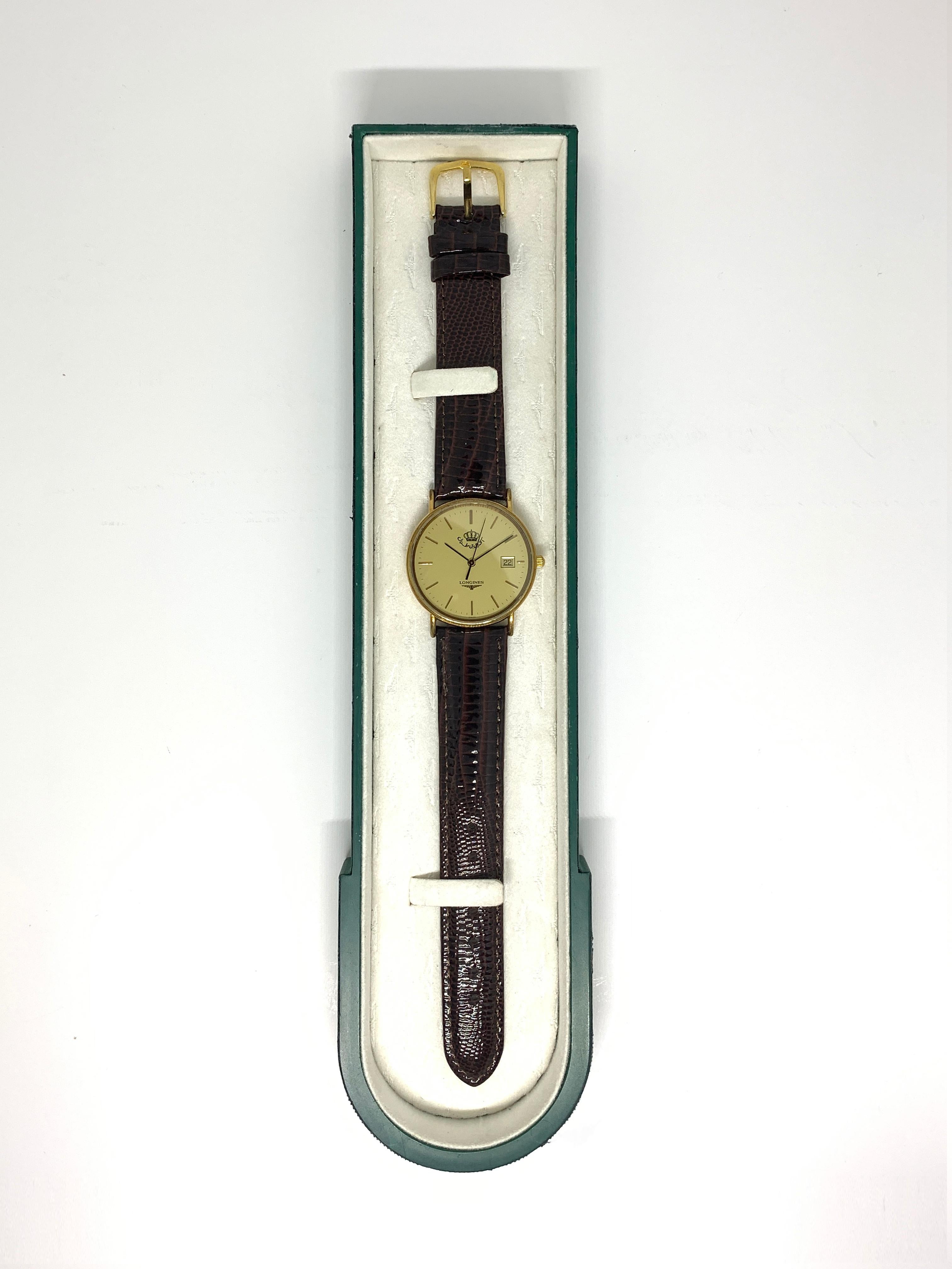Longines Round Watch Gold-Plated 1