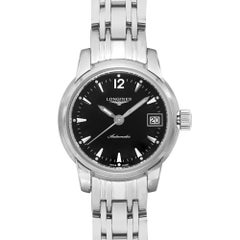 Longines Saint-Imier Date Steel Black Dial Ladies Watch L2.263.4.52.6