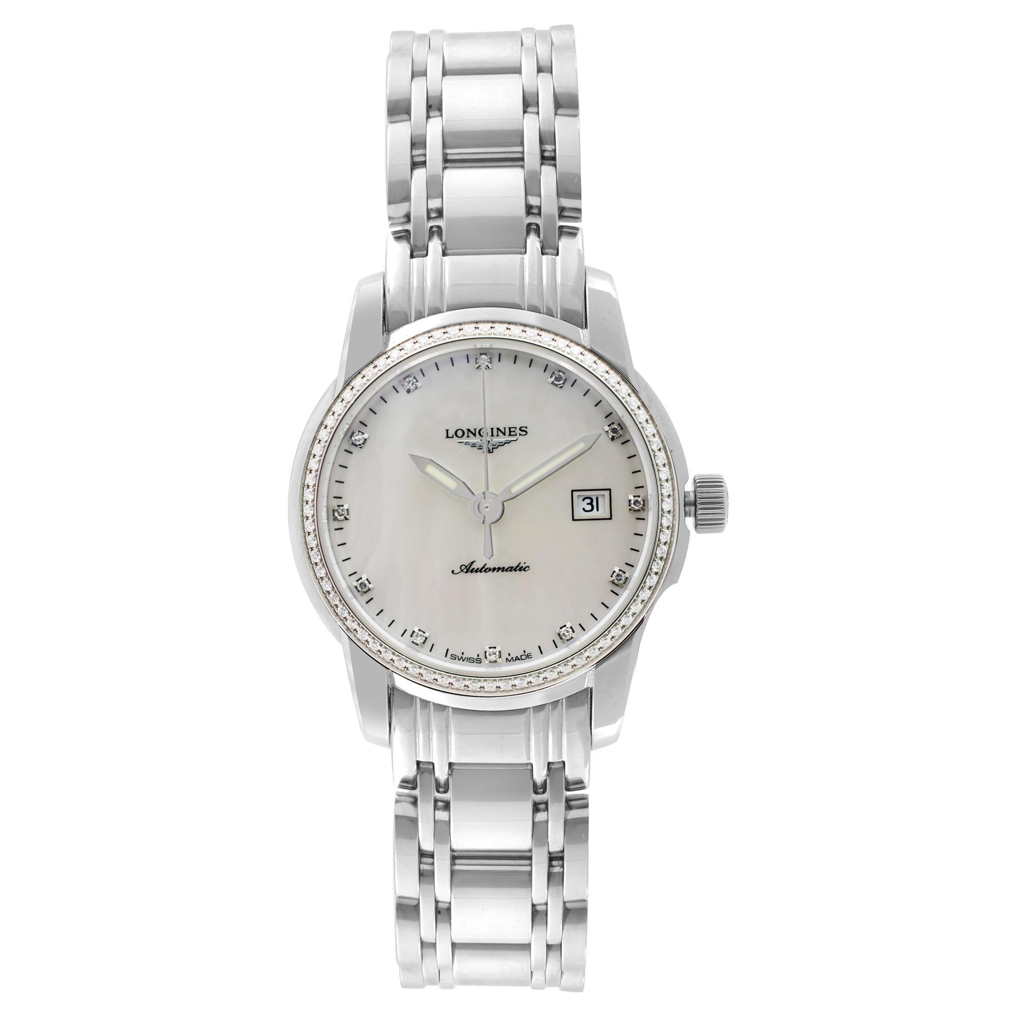 Longines Saint Imier Stainless Steel White Dial Automatic Ladies Watch L25630876