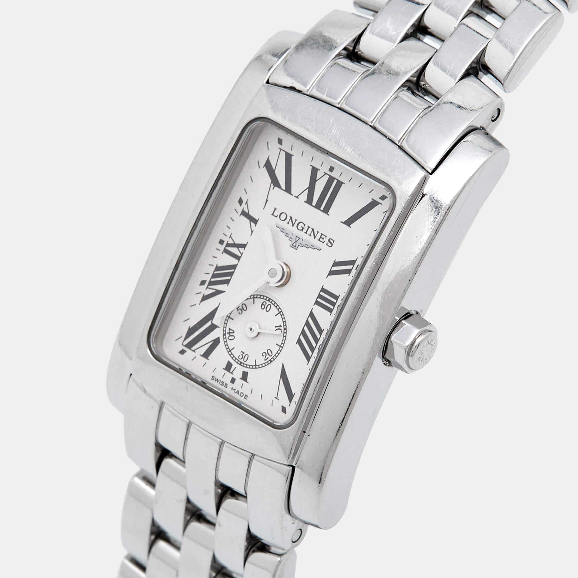 Longines Silver Stainless Steel Dolce Vita L51554716 Women’s Wristwatch 20 mm 4