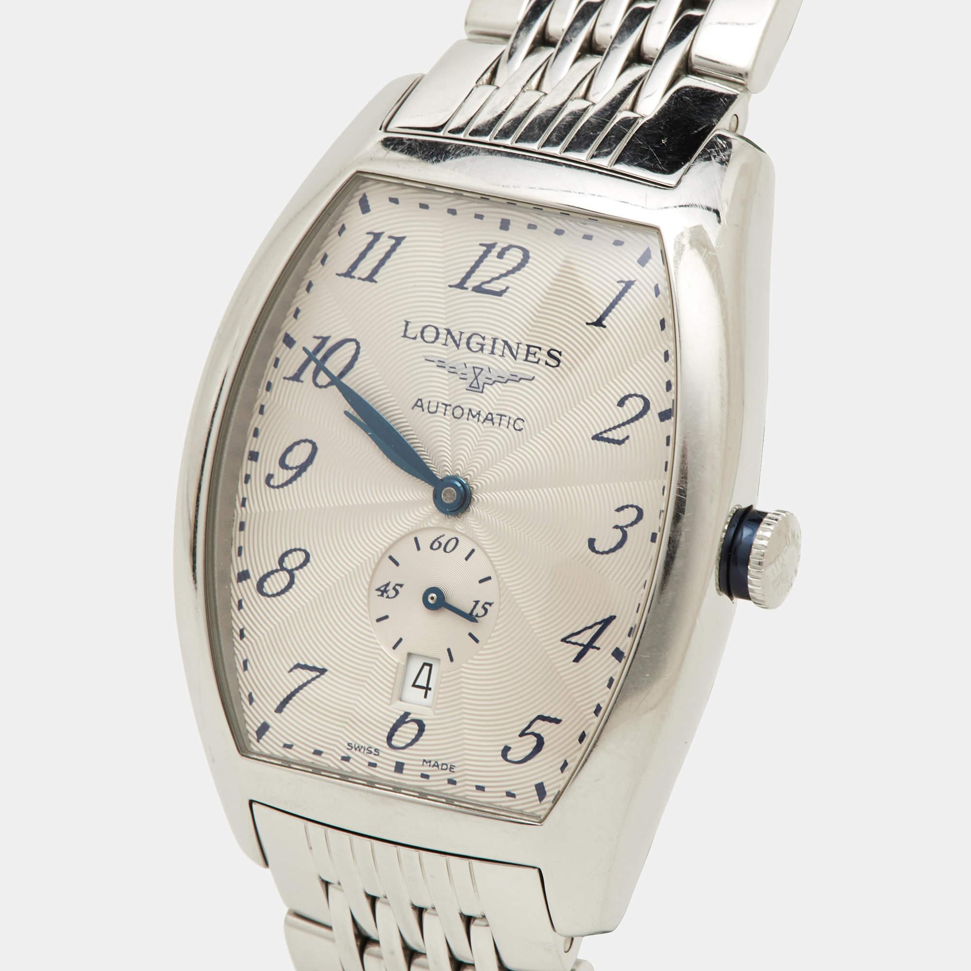A meticulously crafted watch holds the promise of enduring appeal, all-day comfort, and investment value. Carefully assembled and finished to stand out on your wrist, this Longines timepiece for women is a purchase you will cherish.


