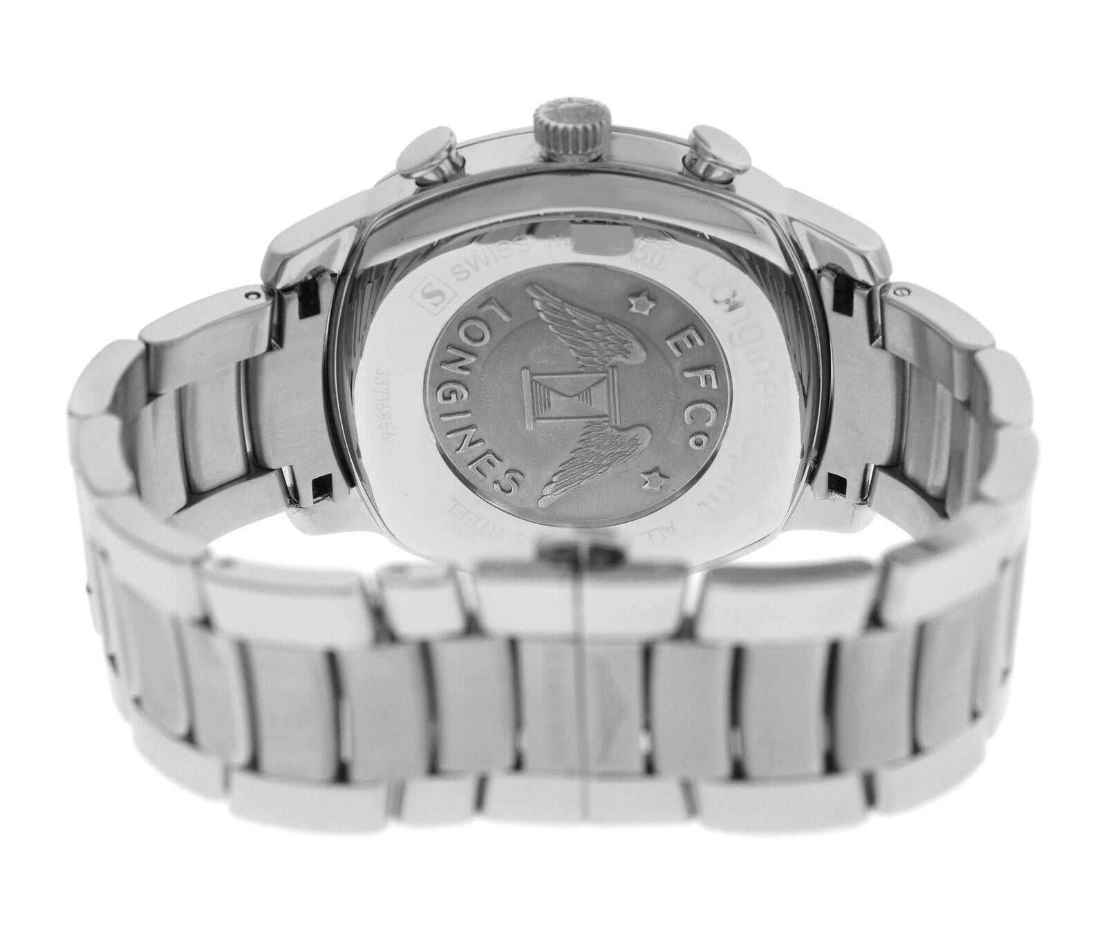 Longines Spirit Chronograph L2.705.4.232 Date Steel Automatic Watch 1