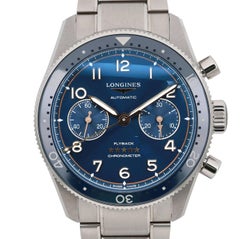 Longines Spirit Flyback Chronograph Blue Dial Men Automatic Watch L3.821.4.93.6