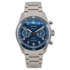 Longines Spirit Flyback Chronograph Blue Dial Men Automatic Watch L3.821.4.93.6