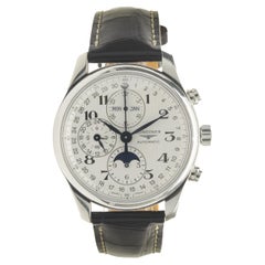 Longines Stainless Steel Master Collection Chronograph and Moonphase