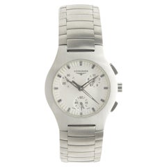 Cronografo Longines Oposition in acciaio inossidabile