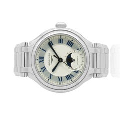 Longines Primaluna Phase de lune en acier inoxydable, 34 mm