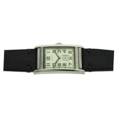 Longines Steel Hermetic Rare Art Deco Watch, circa 1930s