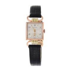 Longines Tank Watch 14K Rose and Green Gold