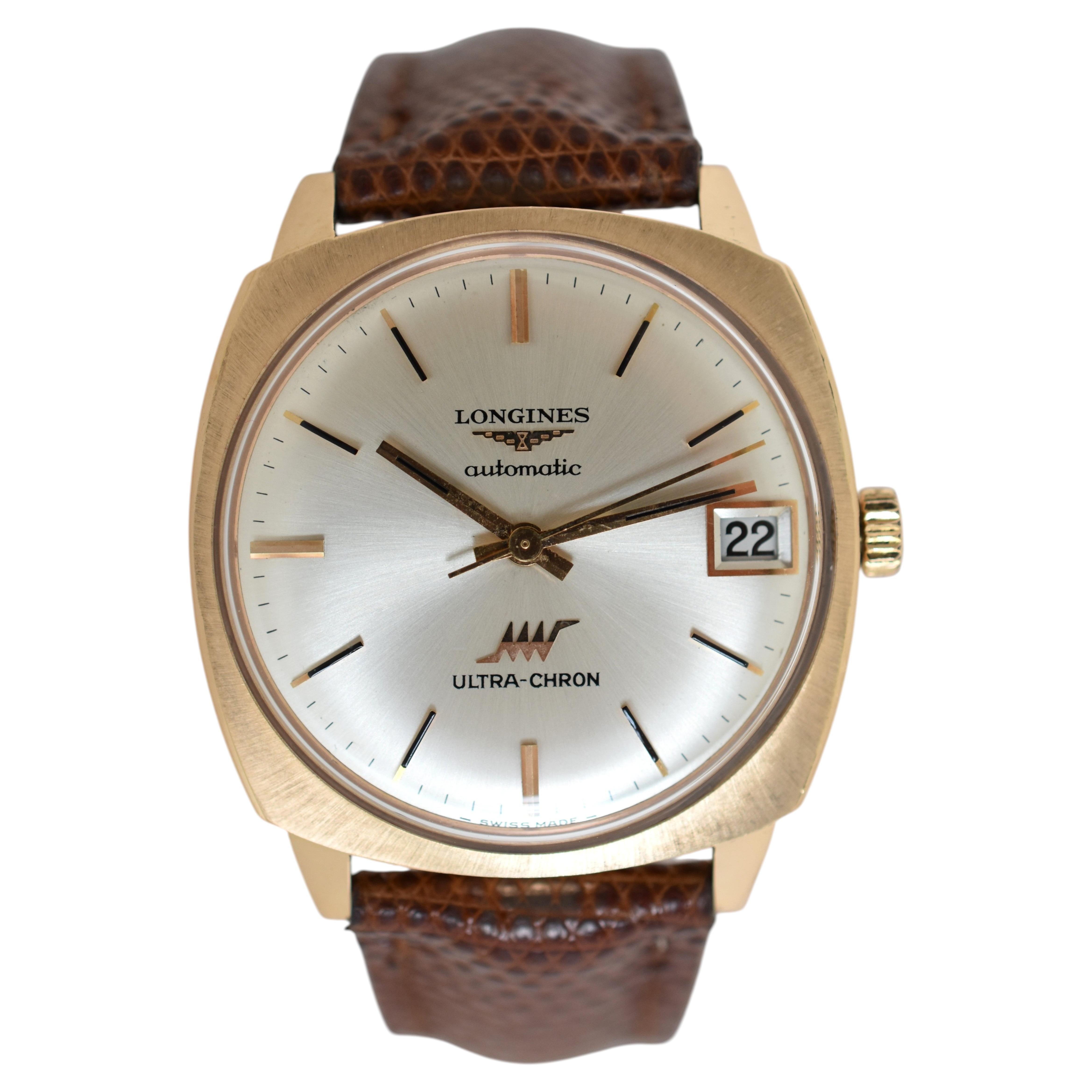 Longines Ultra-Chron 1970's Gold 18K High Beat Cal. 431 Ref. 8357-1