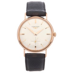 Longines Vintage 18 Karat Rose Gold 7422