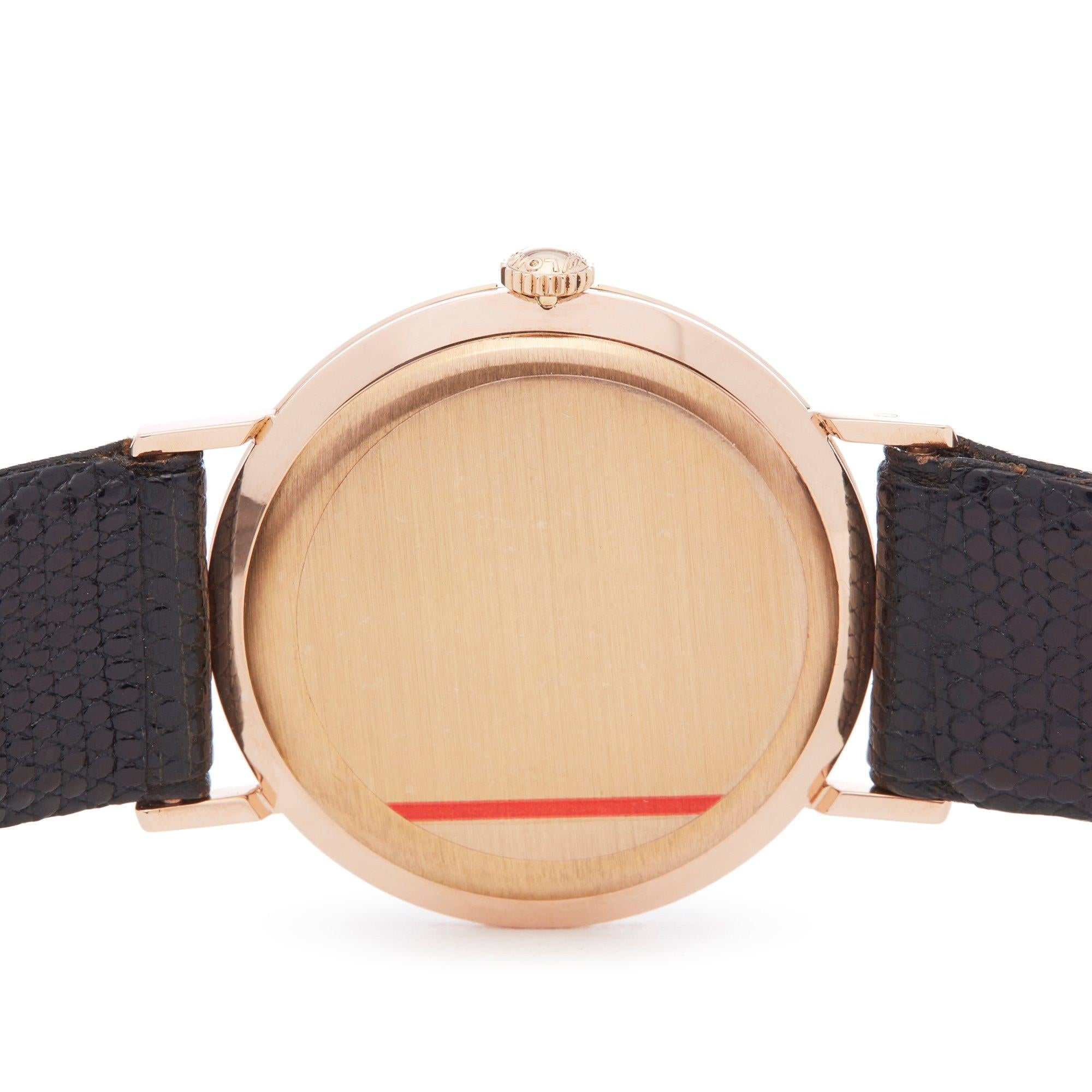 Longines Vintage 18 Karat Rose Gold 7422 In Excellent Condition In Bishops Stortford, Hertfordshire