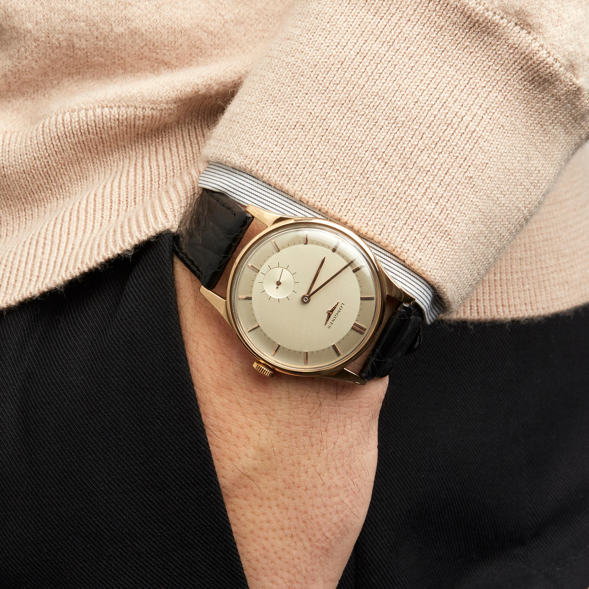 Longines Vintage 18K Rose Gold CAL.27M Wristwatch 5