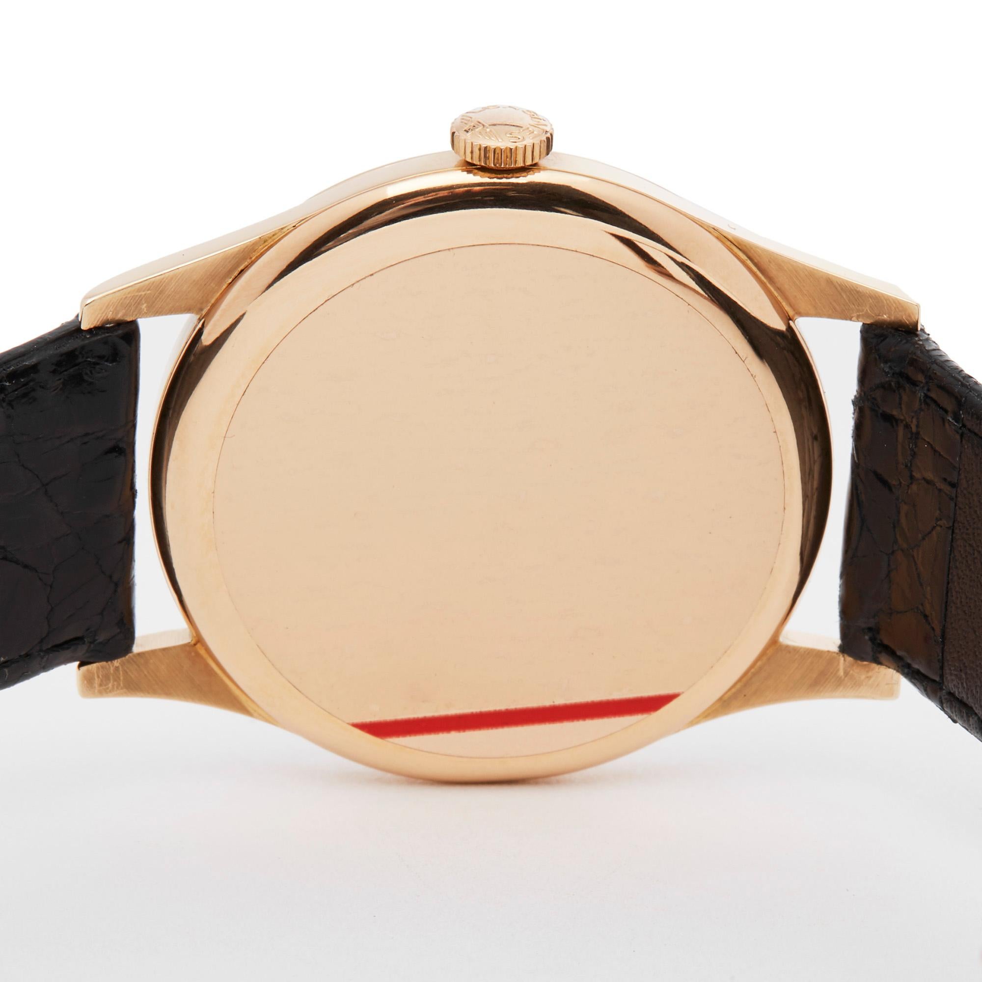 Women's or Men's Longines Vintage 18K Rose Gold CAL.27M Wristwatch