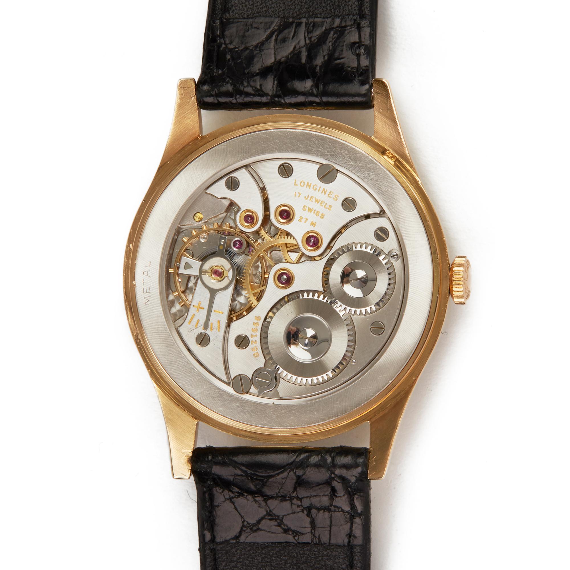 Longines Vintage 18K Rose Gold CAL.27M Wristwatch 2