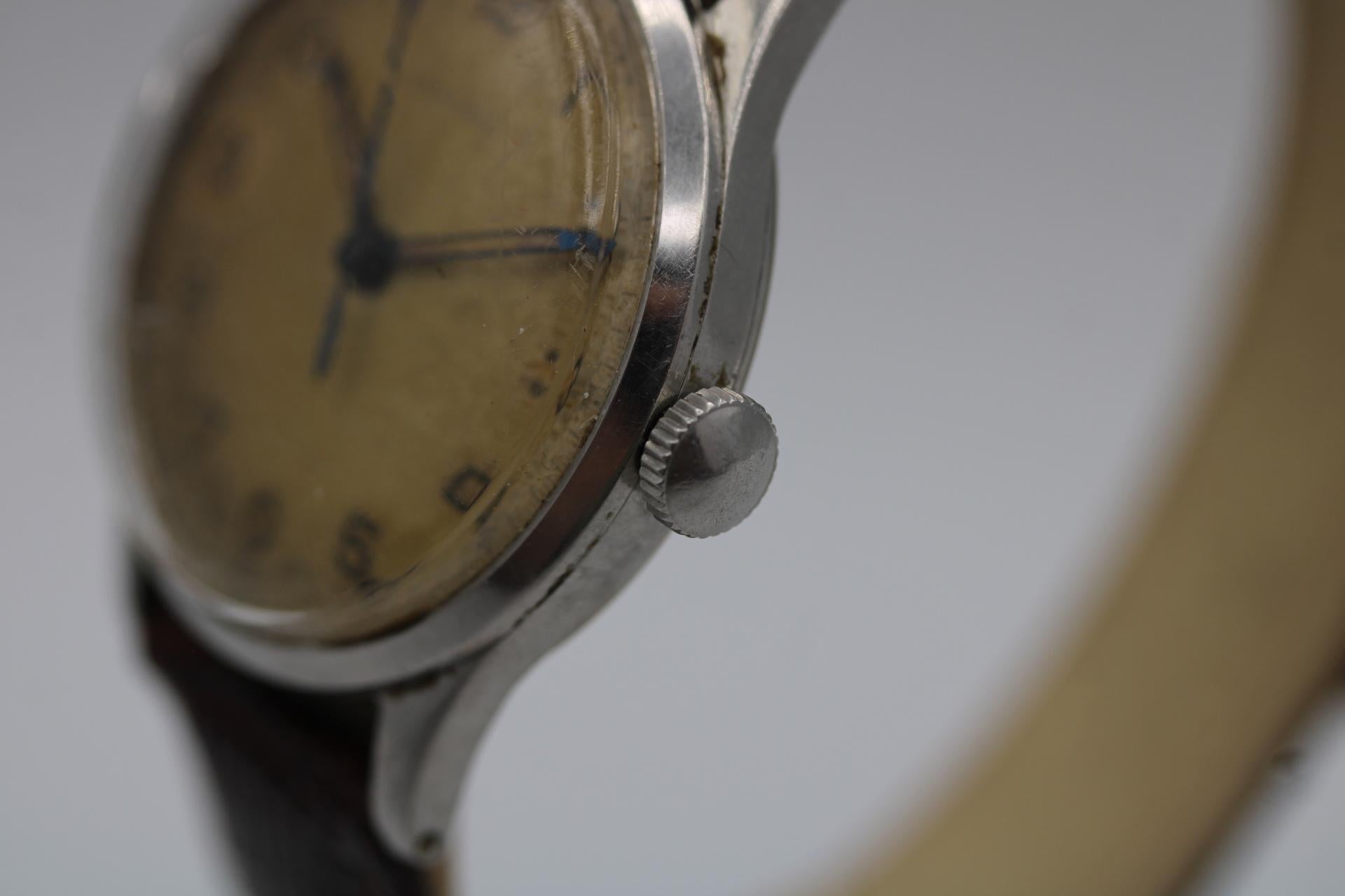 Longines Vintage 1948 Dress Watch  Dennison-Fall  Manueller Wind im Angebot 2