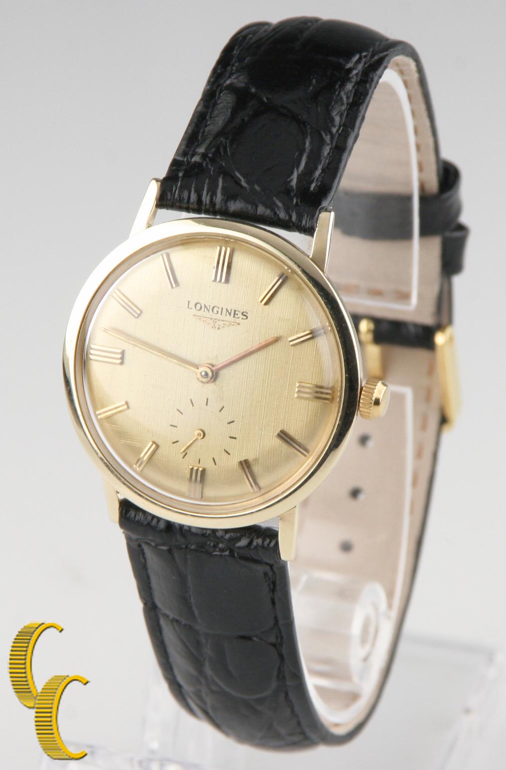 1970 longines gold watch