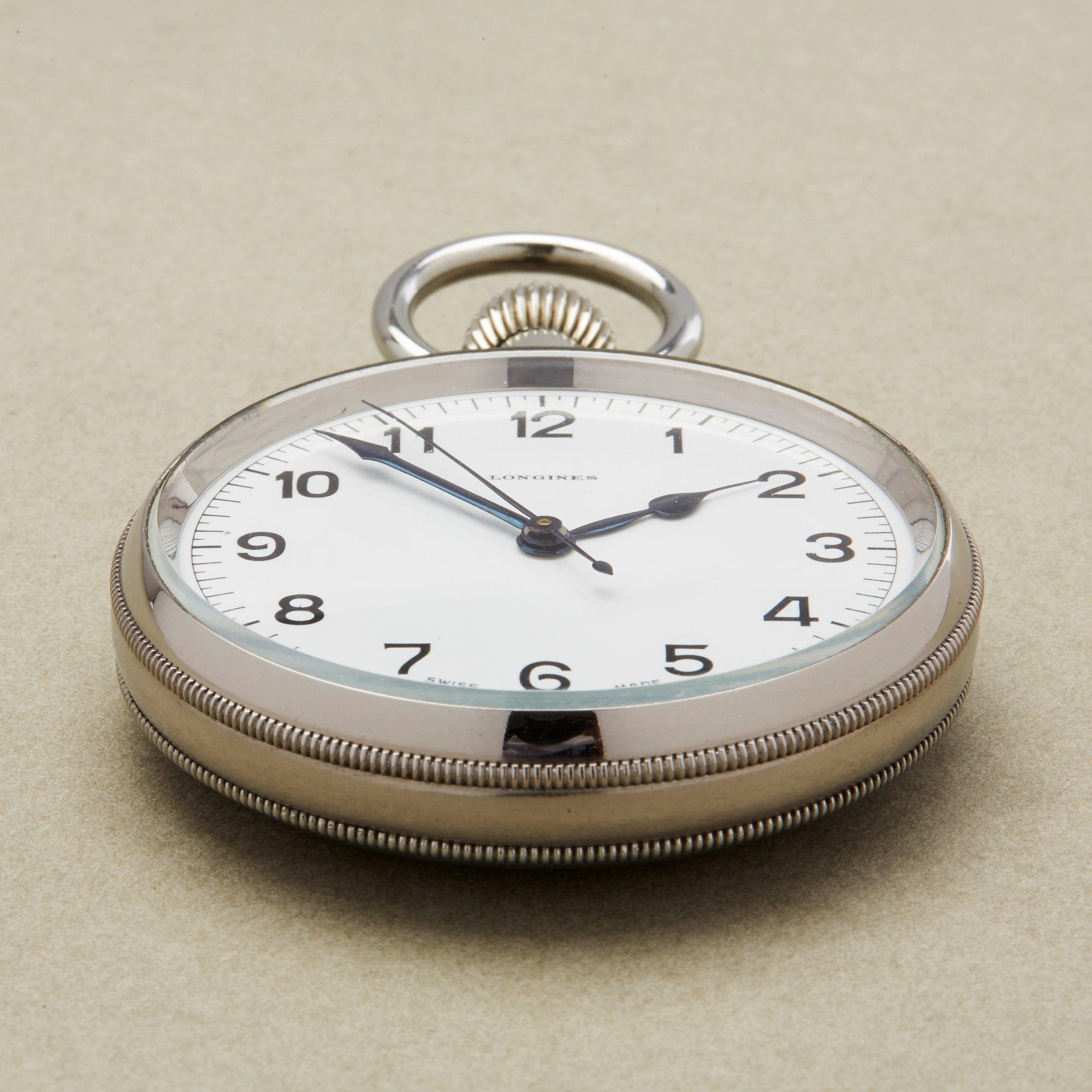 Longines Vintage Deck Watch 19.70N Unisex Stainless Steel Watch In Good Condition In Bishops Stortford, Hertfordshire