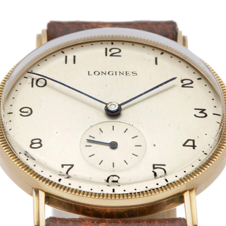 Longines Vintage Men's Yellow Gold Watch at 1stDibs | longines mens ...