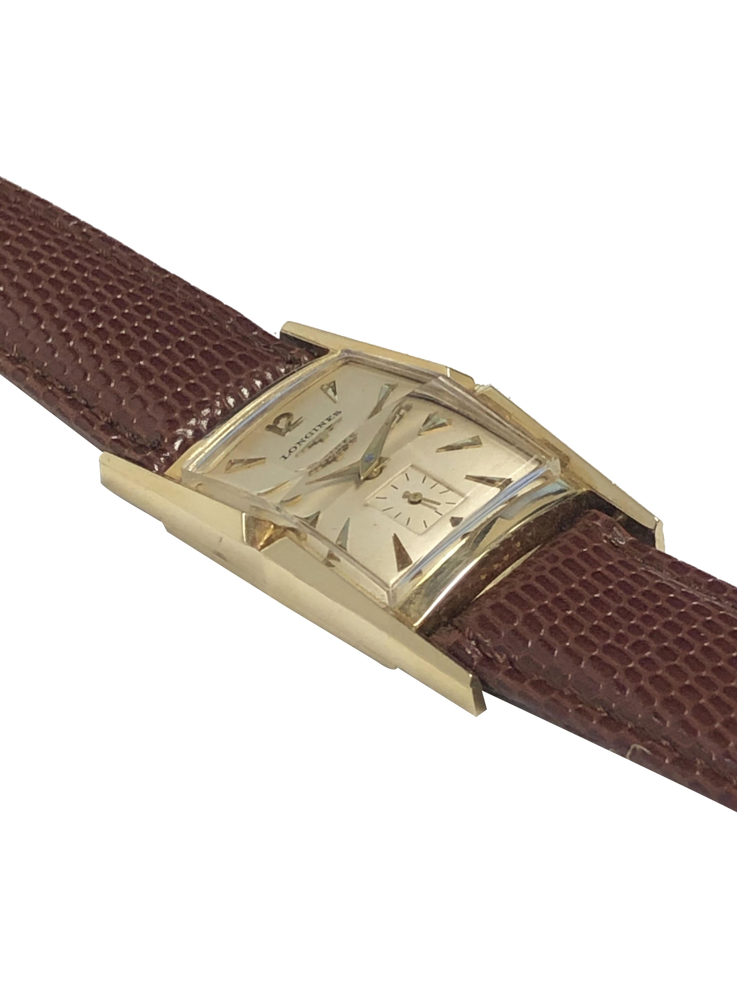 old longines gold watch