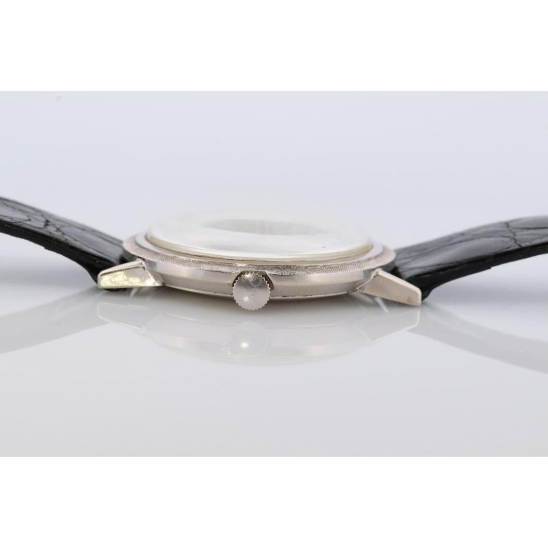 LONGINES WATCH. 14k Longines Diamant-Herrenuhr mit 13 Diamant-Gesicht. 4