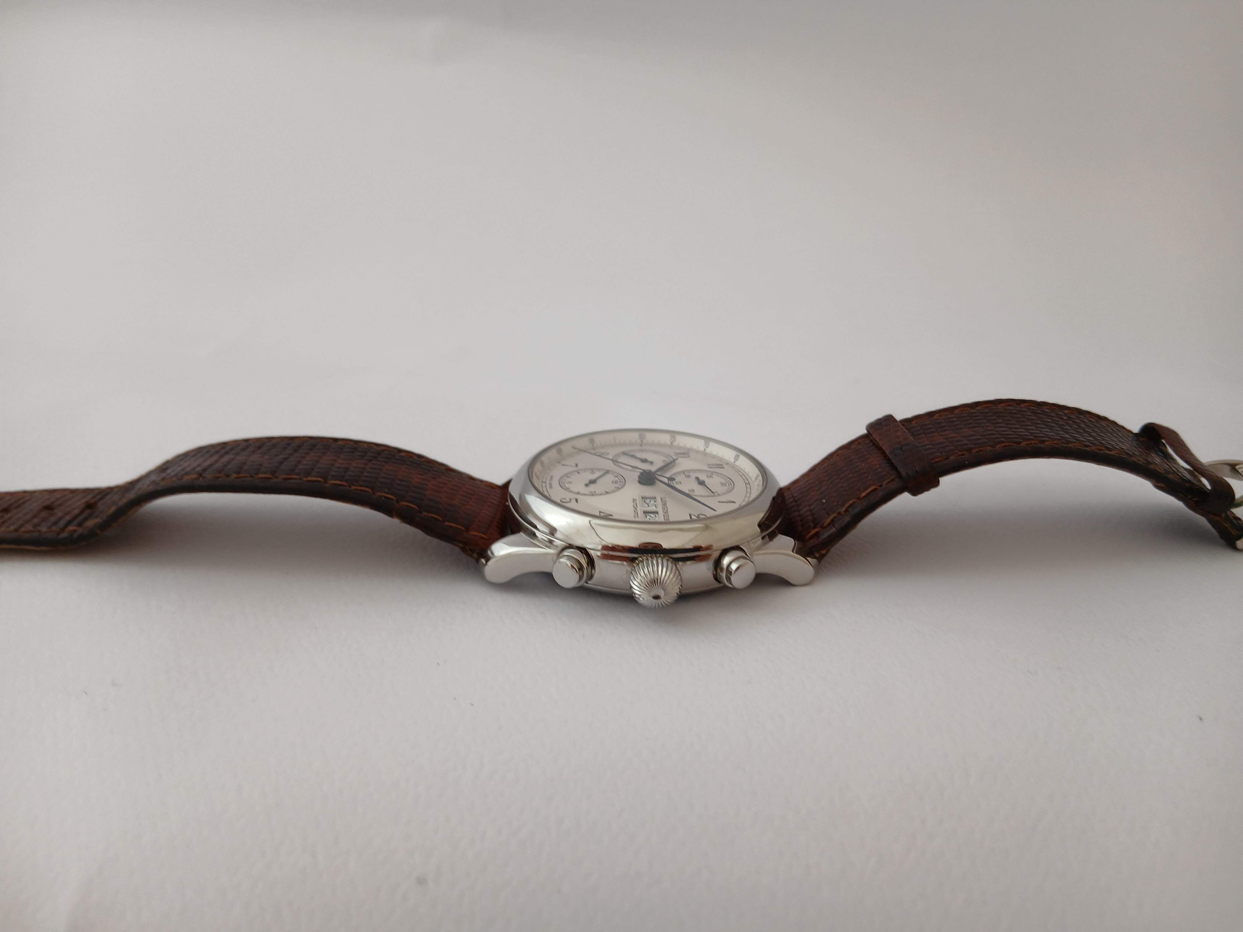 Longines Weems L674.1 Chronograph Automatik Limited Edition Herrenuhr im Angebot 4