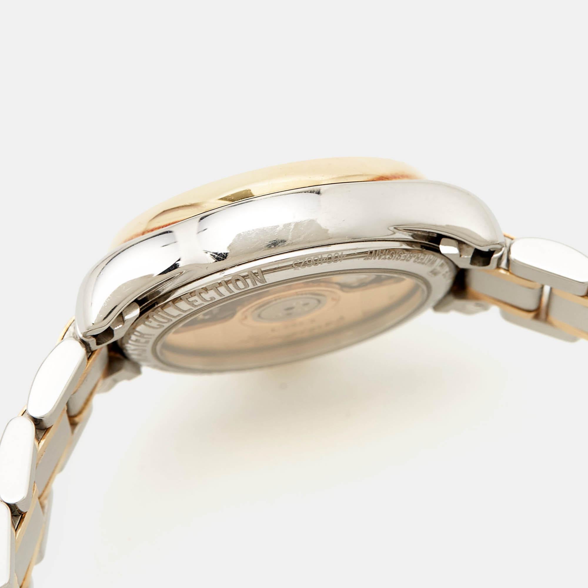 Longines White 18k Yellow Gold L2.128.5.12.7 Women's Wristwatch 25.5 mm 4