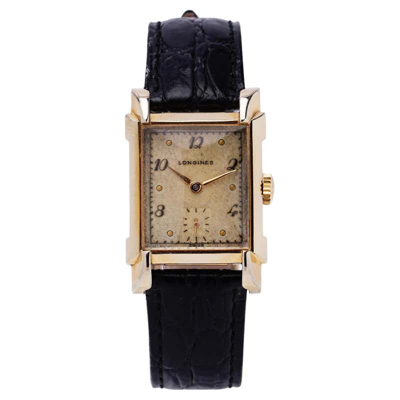 Wittnauer/Longines Stainless Steel Weems Pilot's Wristwatch circa 1940s ...