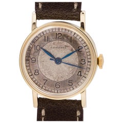 Vintage Longines Yellow Gold-Filled manual wind wristwatch