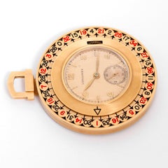 Longines Yellow Gold Roulette Manual Pocket Watch