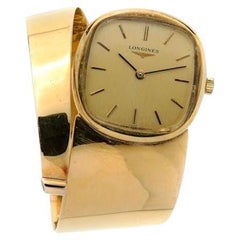Vintage Longines Yellow Gold Watch 1970s