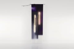 Longing for the Space Between Stars Purple Fabric Light by Batten and Kamp