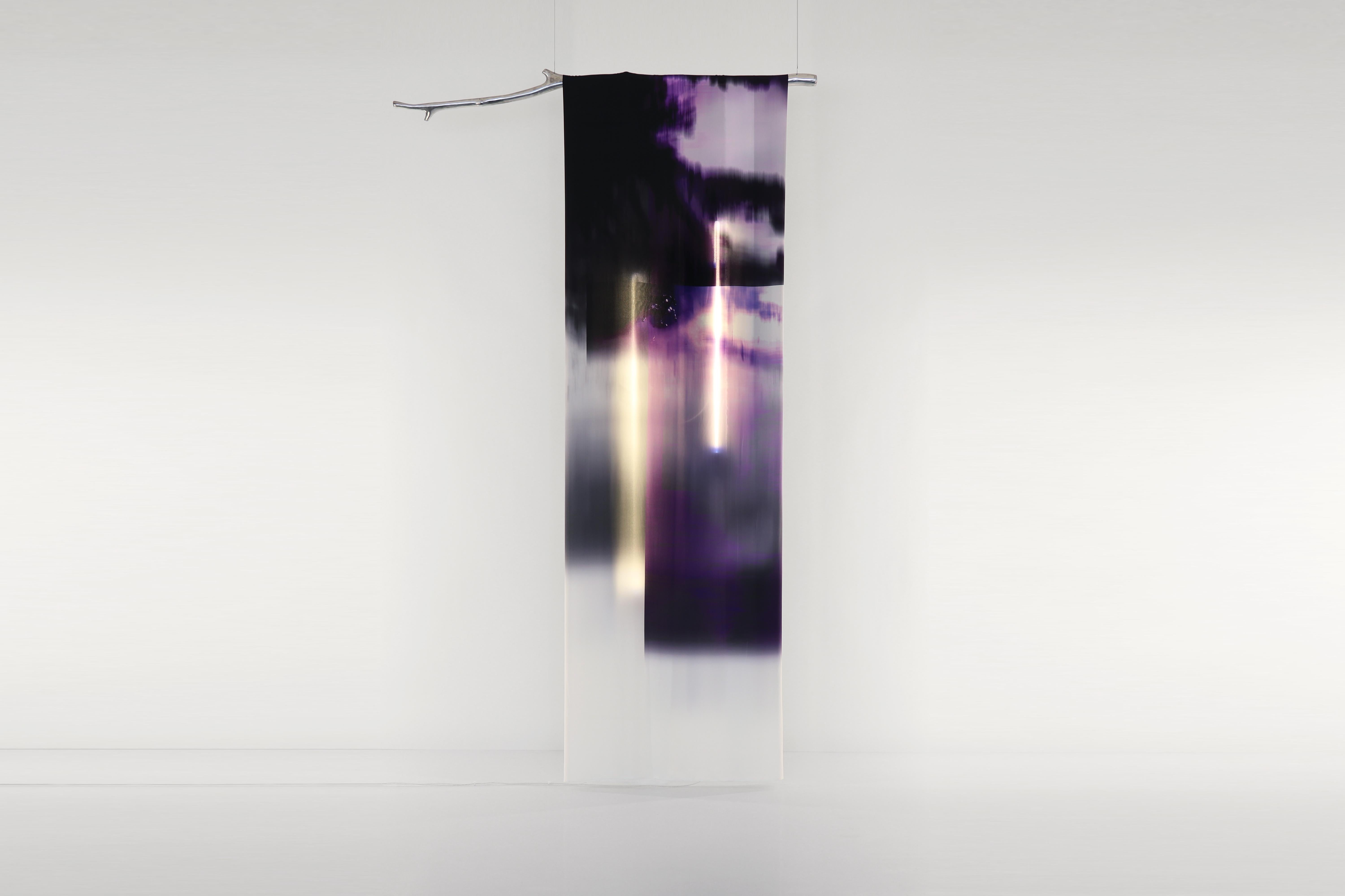 Hong Kong Longing for the Space Between Stars Purple Fabric Light by Batten and Kamp