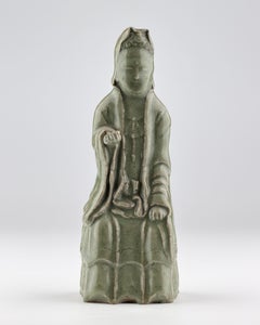 Longquan Celadon Figurine, Ming Dynasty (1368-1644)